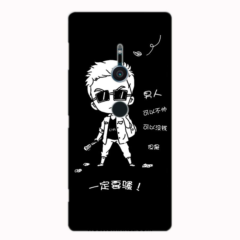 Sony Xperia Xz2 Hoesje Trend Hoes Zwart, Sony Xperia Xz2 Hoesje Anti-fall Mobiele Telefoon