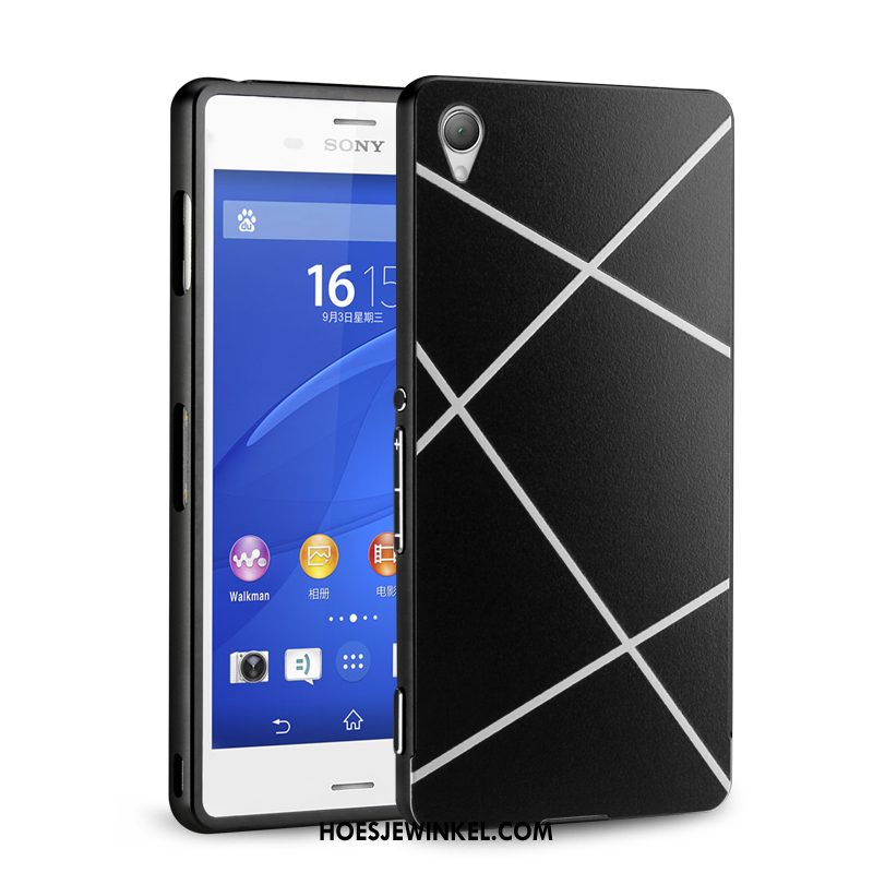 Sony Xperia Z3+ Hoesje Bescherming Metaal Anti-fall, Sony Xperia Z3+ Hoesje Hoes Mobiele Telefoon Braun