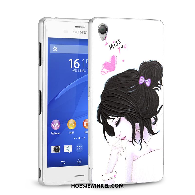 Sony Xperia Z3+ Hoesje Bescherming Metaal Anti-fall, Sony Xperia Z3+ Hoesje Hoes Mobiele Telefoon Braun