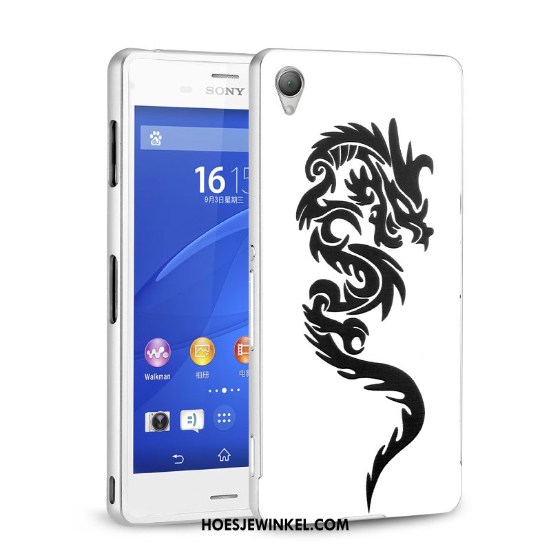 Sony Xperia Z3+ Hoesje Bescherming Metaal Anti-fall, Sony Xperia Z3+ Hoesje Hoes Mobiele Telefoon Braun