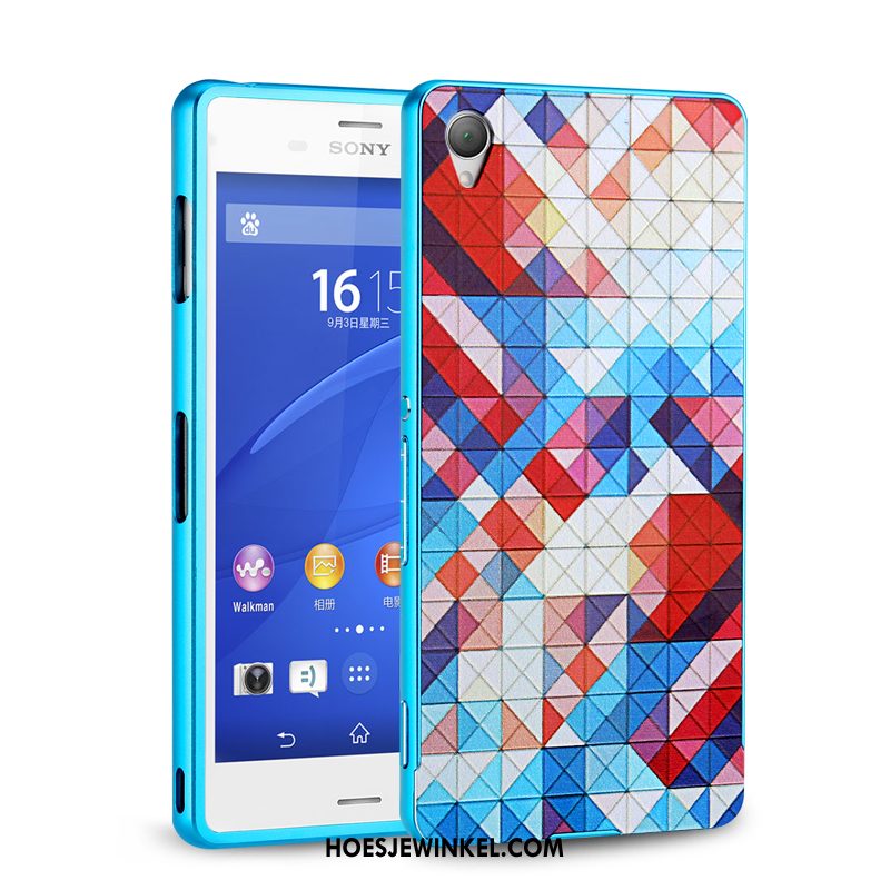 Sony Xperia Z3+ Hoesje Bescherming Metaal Anti-fall, Sony Xperia Z3+ Hoesje Hoes Mobiele Telefoon Braun