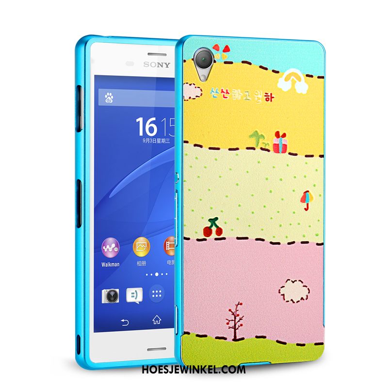 Sony Xperia Z3+ Hoesje Bescherming Metaal Anti-fall, Sony Xperia Z3+ Hoesje Hoes Mobiele Telefoon Braun