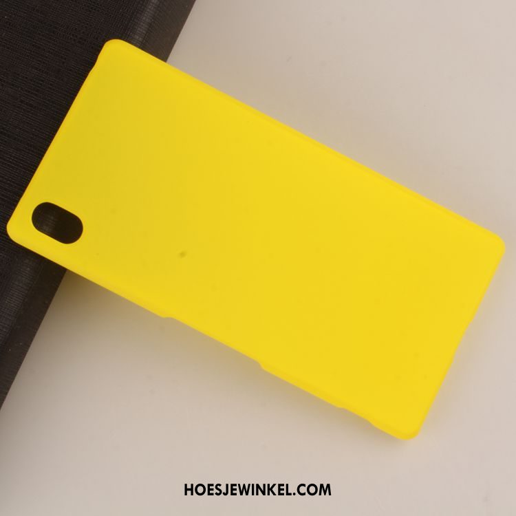 Sony Xperia Z3+ Hoesje Dun Bescherming Geel, Sony Xperia Z3+ Hoesje Hoes Mobiele Telefoon