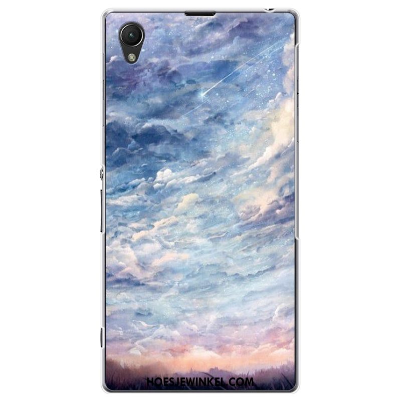 Sony Xperia Z3+ Hoesje Hoes Bescherming Mobiele Telefoon, Sony Xperia Z3+ Hoesje Donkerblauw