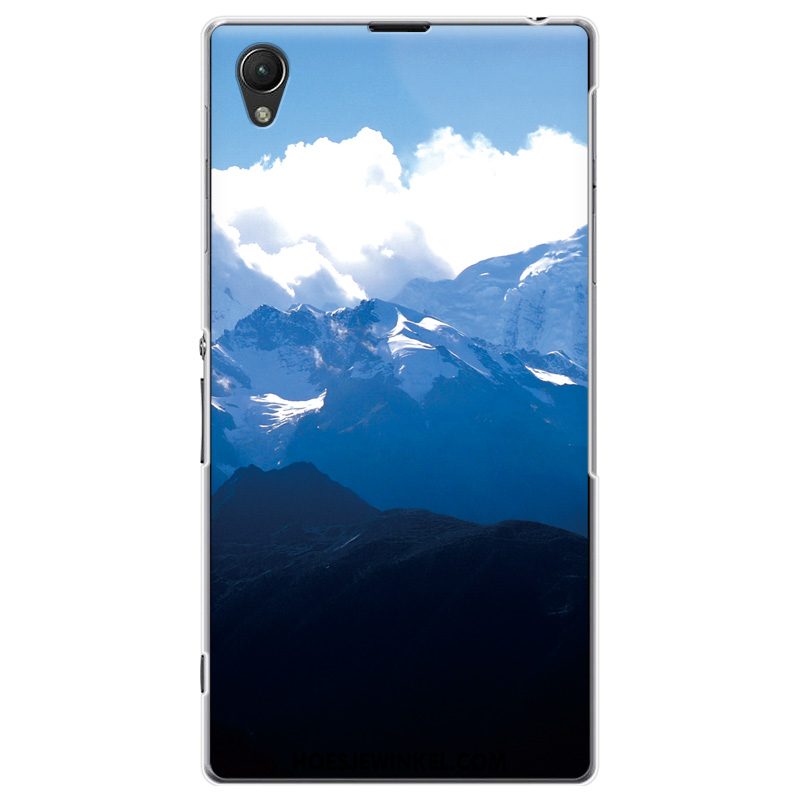 Sony Xperia Z3+ Hoesje Hoes Bescherming Mobiele Telefoon, Sony Xperia Z3+ Hoesje Donkerblauw