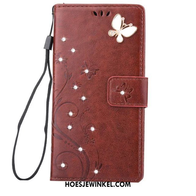 Sony Xperia Z3+ Hoesje Hoes Mobiele Telefoon Folio, Sony Xperia Z3+ Hoesje All Inclusive Anti-fall Braun