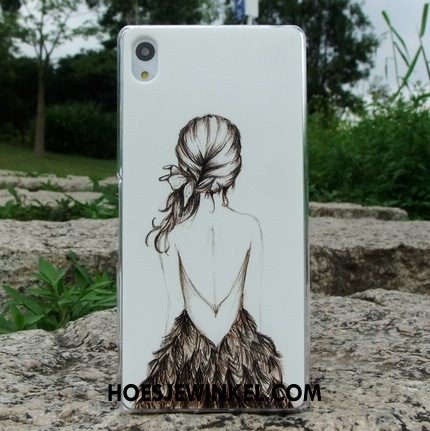 Sony Xperia Z3+ Hoesje Wit Bescherming Mobiele Telefoon, Sony Xperia Z3+ Hoesje Hoes Kleur