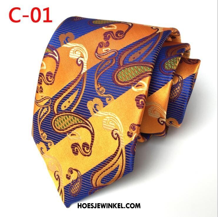 Stropdassen Heren High End Casual Business, Stropdassen Brits Heer Rot