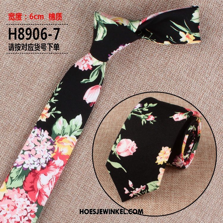 Stropdassen Heren Trend Bloemen Vrouwen, Stropdassen Stropdas Smal Schwarz