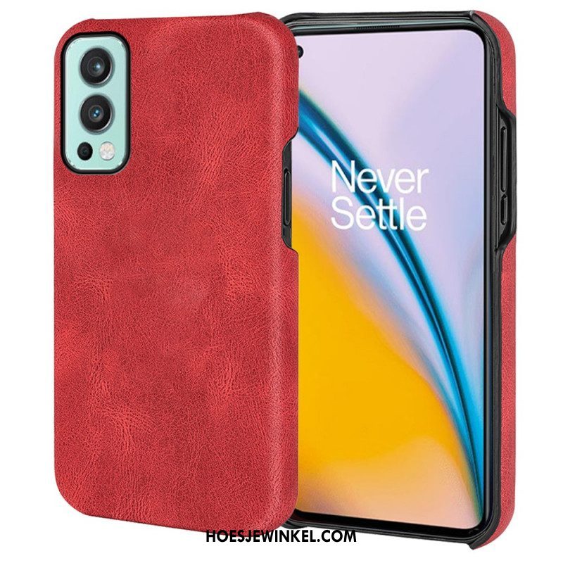 Telefoonhoesje voor OnePlus Nord 2 5G Nieuwe Kleuren Elegantie Ledereffect