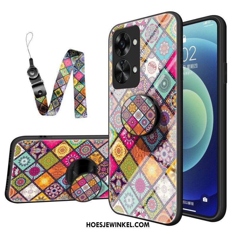 Telefoonhoesje voor OnePlus Nord 2T 5G Lapwerk Magnetische Houder