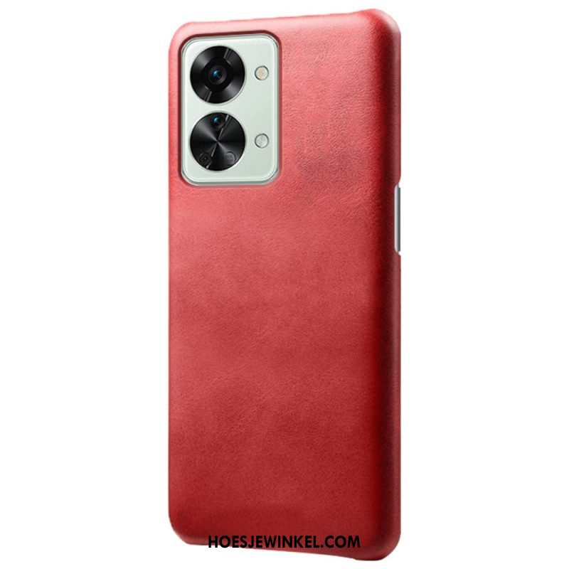 Telefoonhoesje voor OnePlus Nord 2T 5G Leer Textuur
