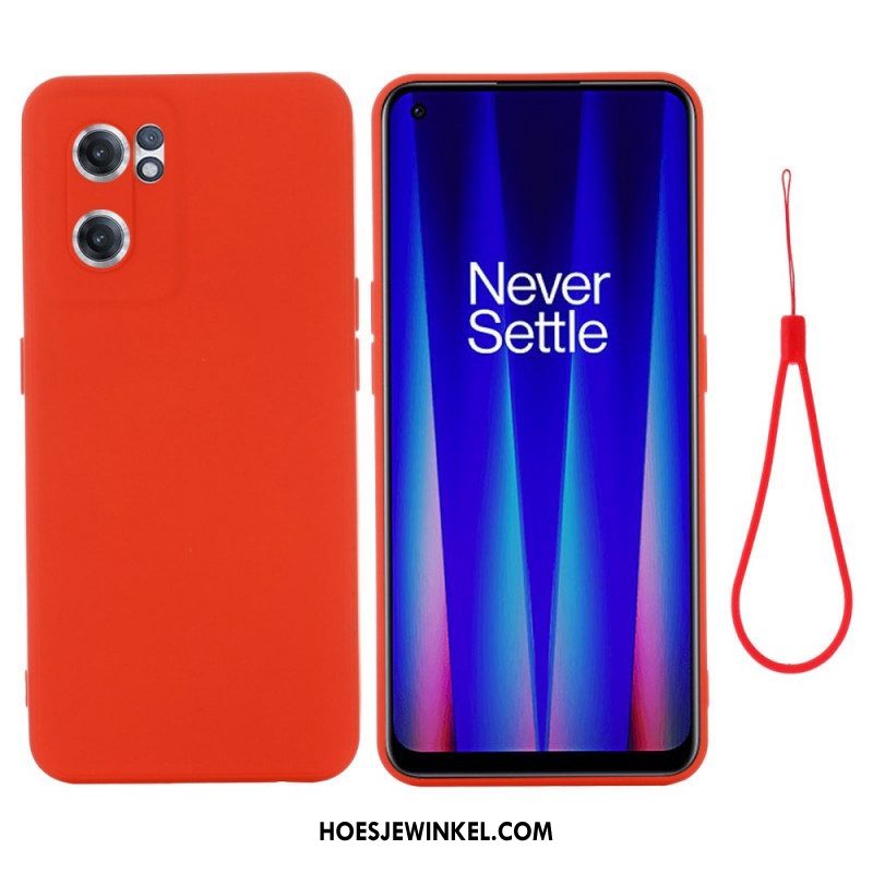 Telefoonhoesje voor OnePlus Nord CE 2 5G Microvezel Textuur