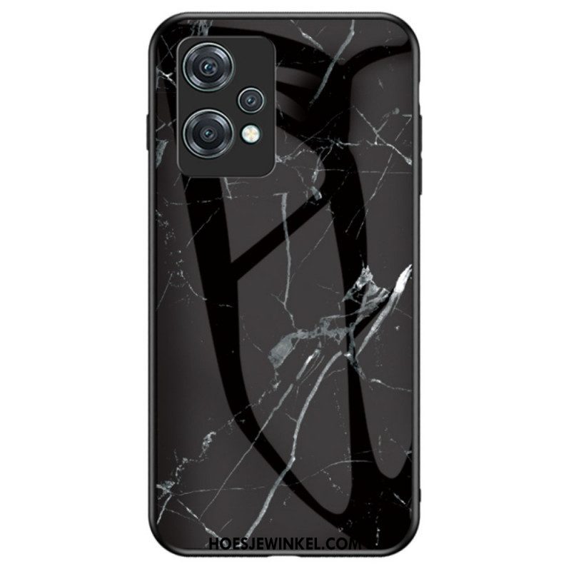 Telefoonhoesje voor OnePlus Nord CE 2 Lite 5G Marmer Gehard Glas