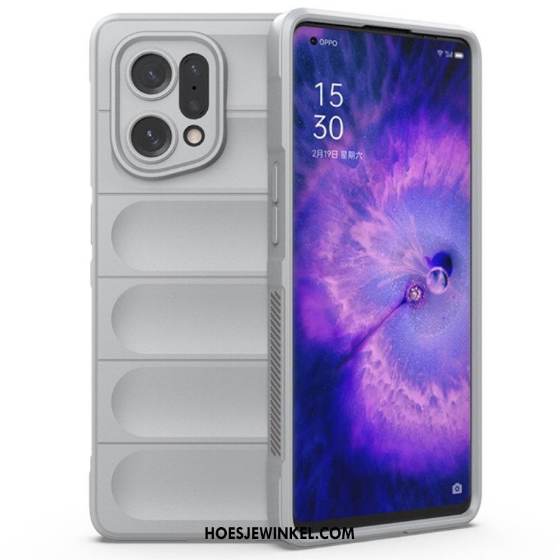 Telefoonhoesje voor Oppo Find X5 Eigentijds Silicium