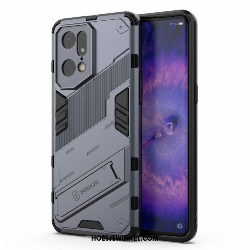 Telefoonhoesje voor Oppo Find X5 Pro Handsfree Afneembare Standaard Met Twee Standen