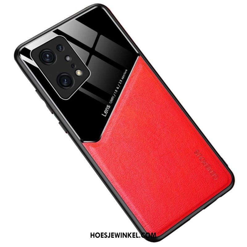 Telefoonhoesje voor Oppo Find X5 Pro Premium Kunstleer
