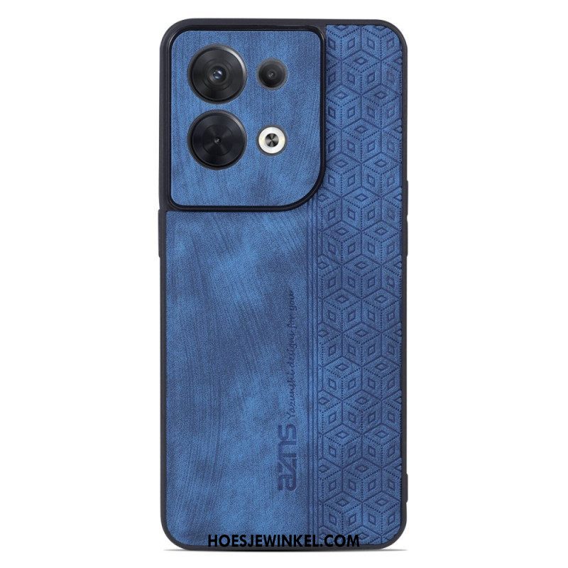 Telefoonhoesje voor Oppo Reno 8 Azns Ledereffect