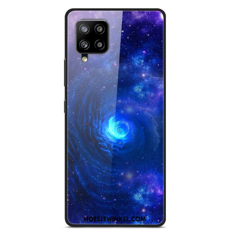 Telefoonhoesje voor Samsung Galaxy A42 5G Galaxy Van Glas En Siliconen