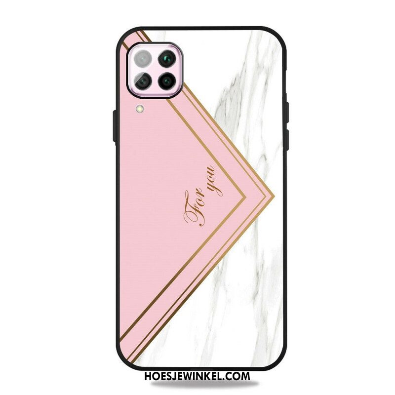 Telefoonhoesje voor Samsung Galaxy M12 / A12 Gestileerd Marmer