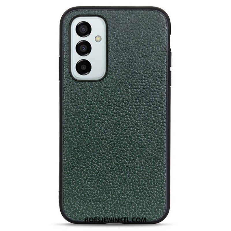 Telefoonhoesje voor Samsung Galaxy M23 5G Echt Litchi-leer