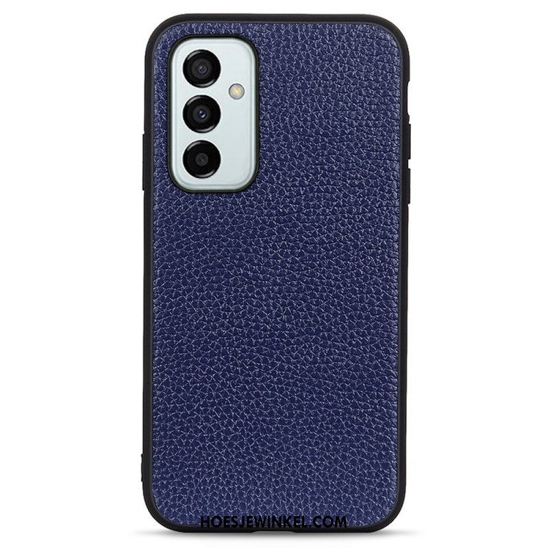 Telefoonhoesje voor Samsung Galaxy M23 5G Echt Litchi-leer