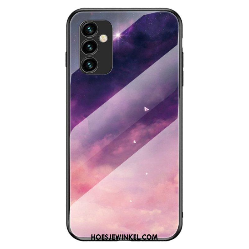 Telefoonhoesje voor Samsung Galaxy M23 5G Patroon Van Gehard Glas