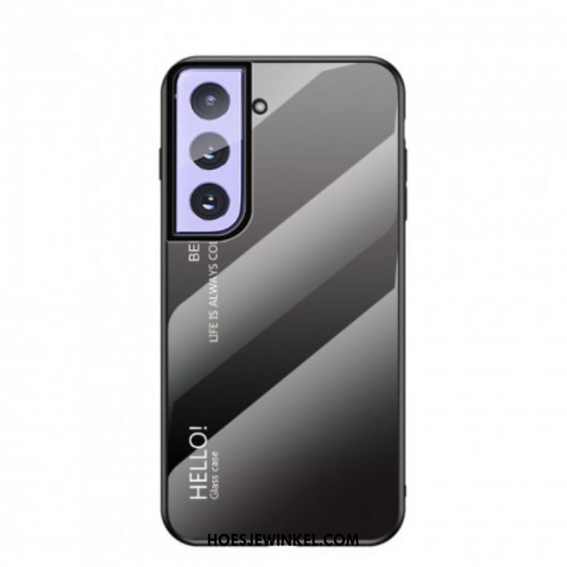 Telefoonhoesje voor Samsung Galaxy S21 Plus 5G Gehard Glas Hallo