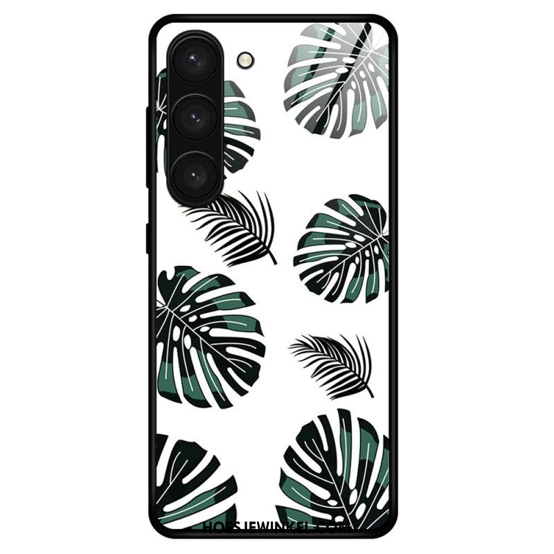 Telefoonhoesje voor Samsung Galaxy S23 Plus 5G Plantaardig Gehard Glas