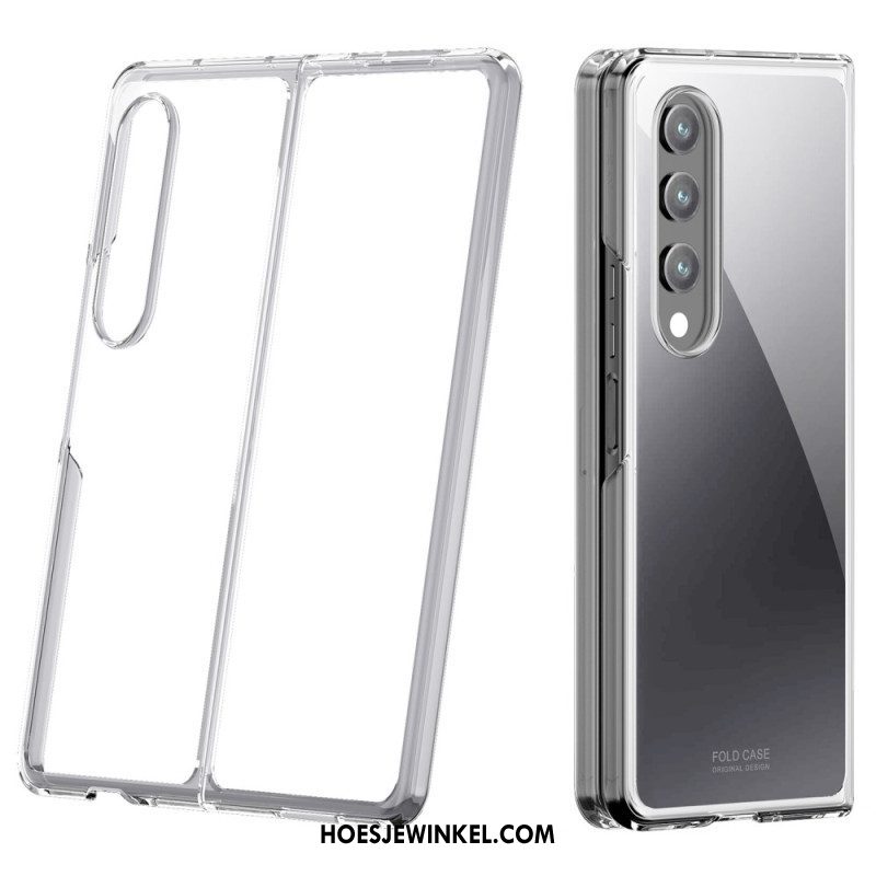 Telefoonhoesje voor Samsung Galaxy Z Fold 4 Discreet Metaal