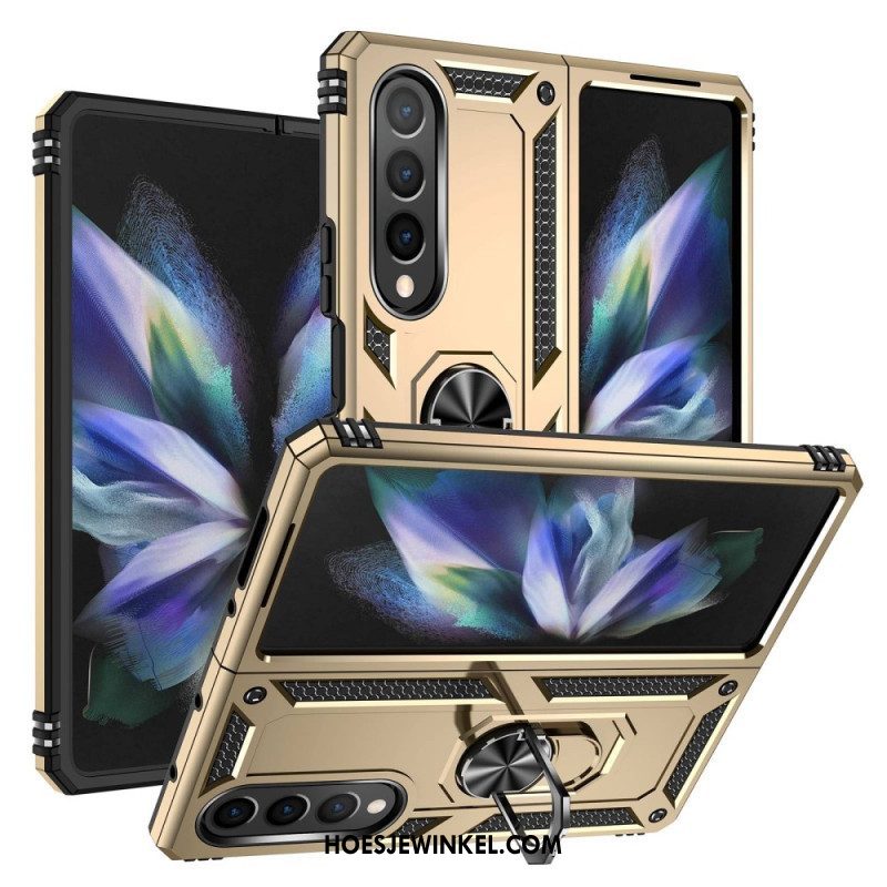 Telefoonhoesje voor Samsung Galaxy Z Fold 4 Militaire Kwaliteit Met Ring