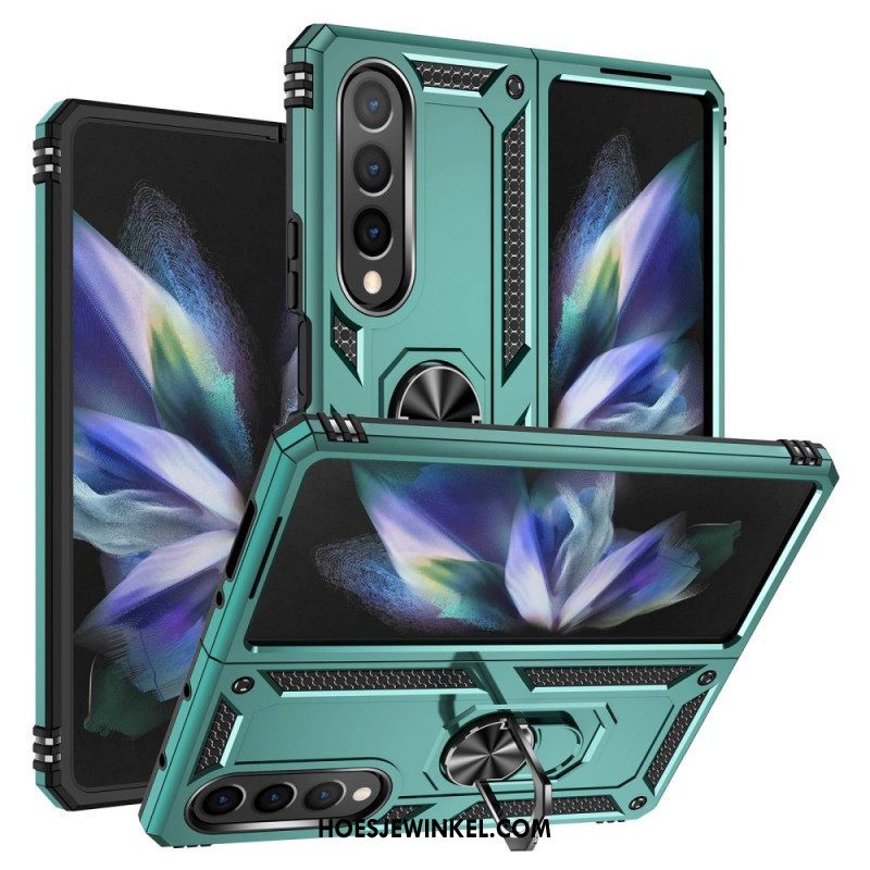 Telefoonhoesje voor Samsung Galaxy Z Fold 4 Militaire Kwaliteit Met Ring