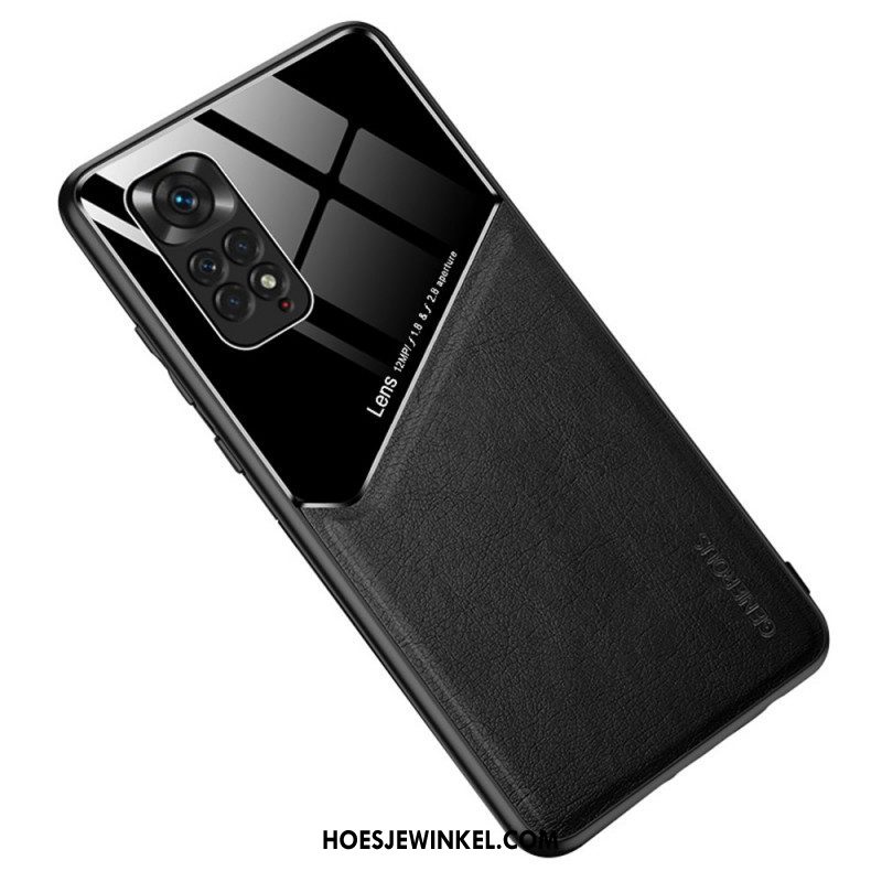 Telefoonhoesje voor Xiaomi Redmi Note 11 / 11S Magnetisch Leereffect