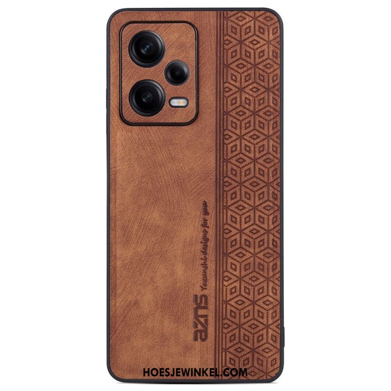 Telefoonhoesje voor Xiaomi Redmi Note 12 Pro Azns Ledereffect