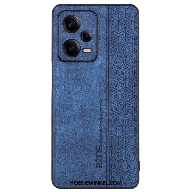 Telefoonhoesje voor Xiaomi Redmi Note 12 Pro Azns Ledereffect