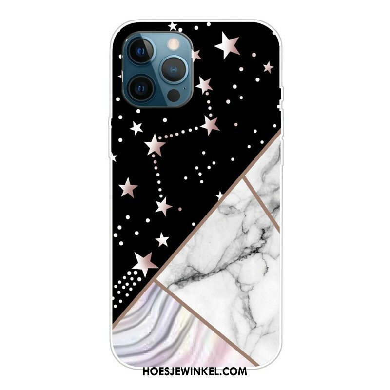 Telefoonhoesje voor iPhone 13 Pro Variabel Geometrisch Marmer