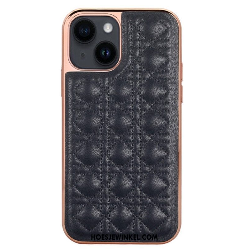 Telefoonhoesje voor iPhone 14 Plus Vietao Couture Leereffect