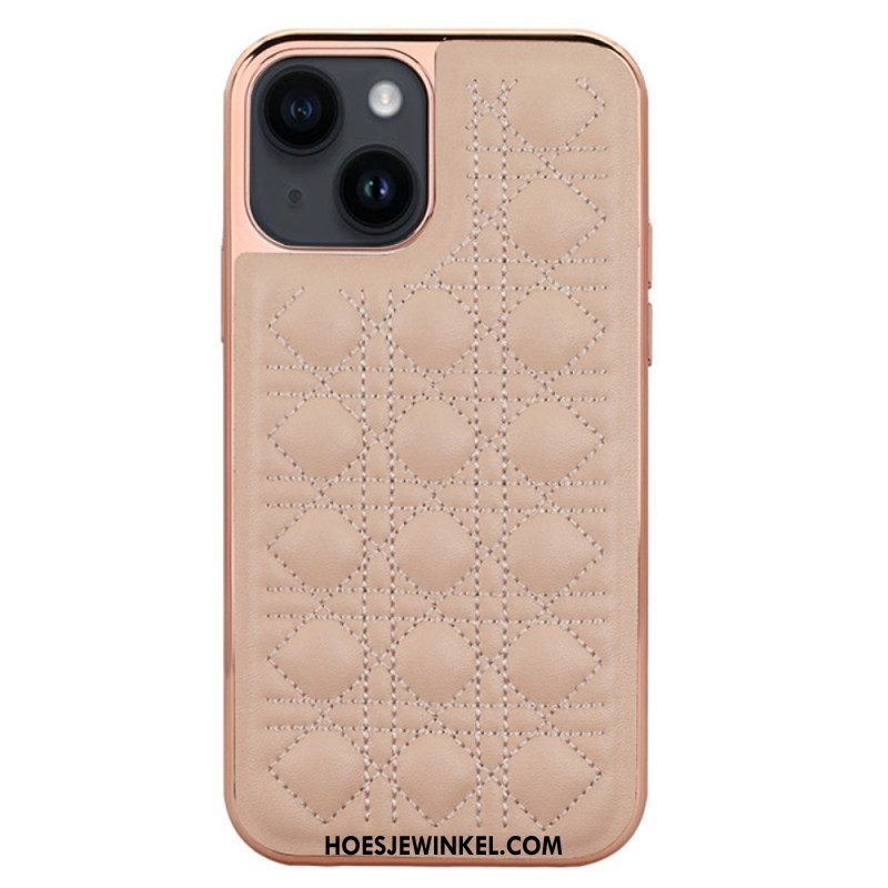 Telefoonhoesje voor iPhone 14 Plus Vietao Couture Leereffect