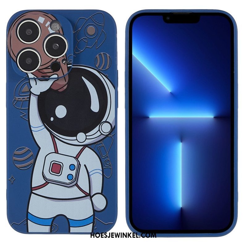 Telefoonhoesje voor iPhone 14 Pro Astronaut