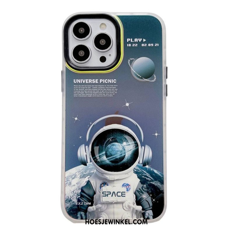 Telefoonhoesje voor iPhone 14 Ruimte Man