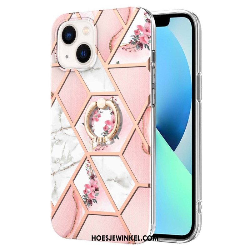 Telefoonhoesje voor iPhone 15 Plus Bloemenringhouder