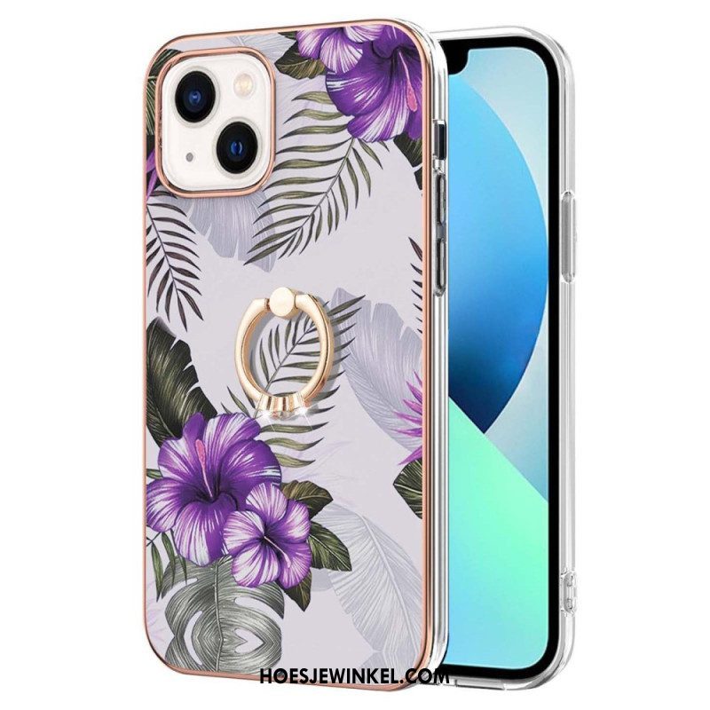 Telefoonhoesje voor iPhone 15 Plus Bloemenringhouder