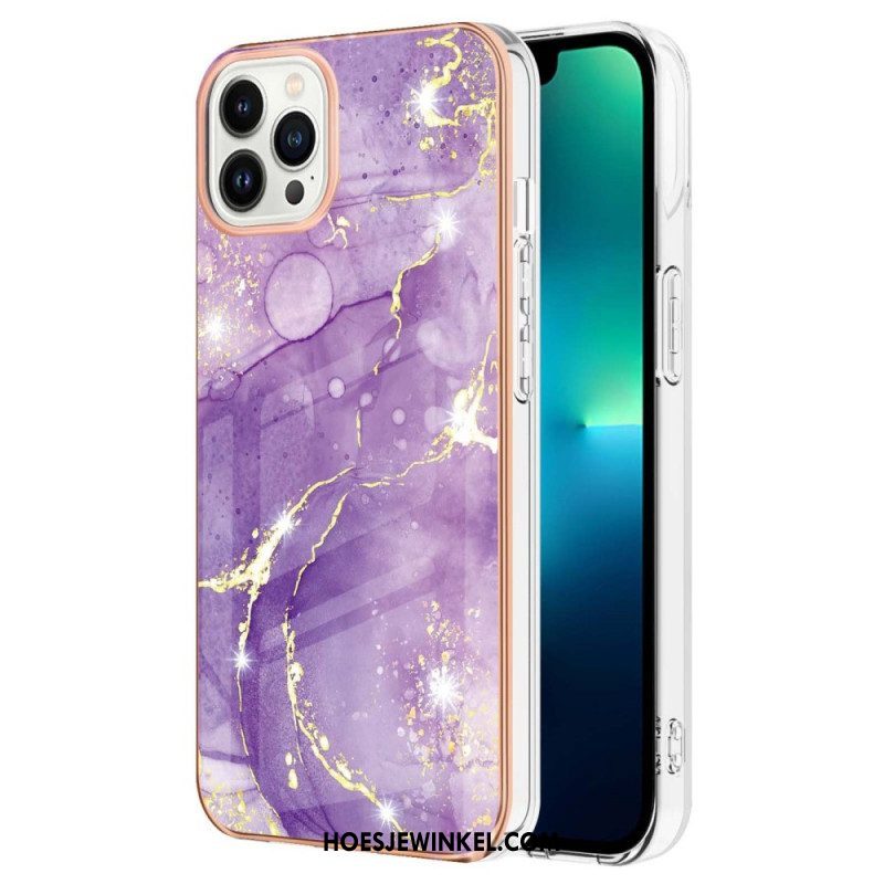 Telefoonhoesje voor iPhone 15 Pro Marmer