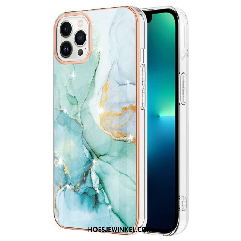 Telefoonhoesje voor iPhone 15 Pro Marmer