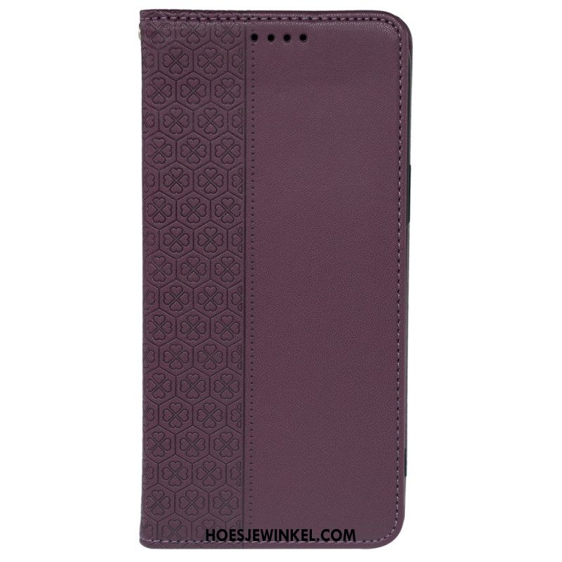 Xiaomi 17 Flip-cover Met Klavertjes Vier