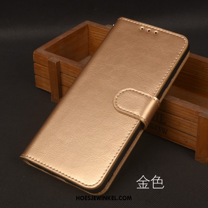 Xiaomi Mi 10 Hoesje Leren Etui All Inclusive Mini, Xiaomi Mi 10 Hoesje Goud Bescherming Beige