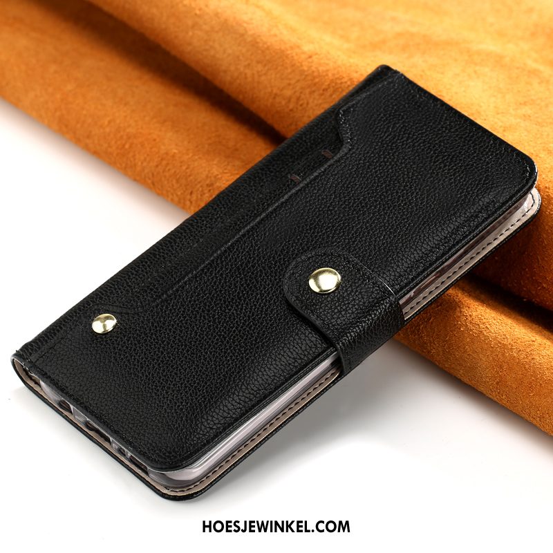 Xiaomi Mi 10 Hoesje Leren Etui Bescherming Hoes, Xiaomi Mi 10 Hoesje All Inclusive Pas Beige