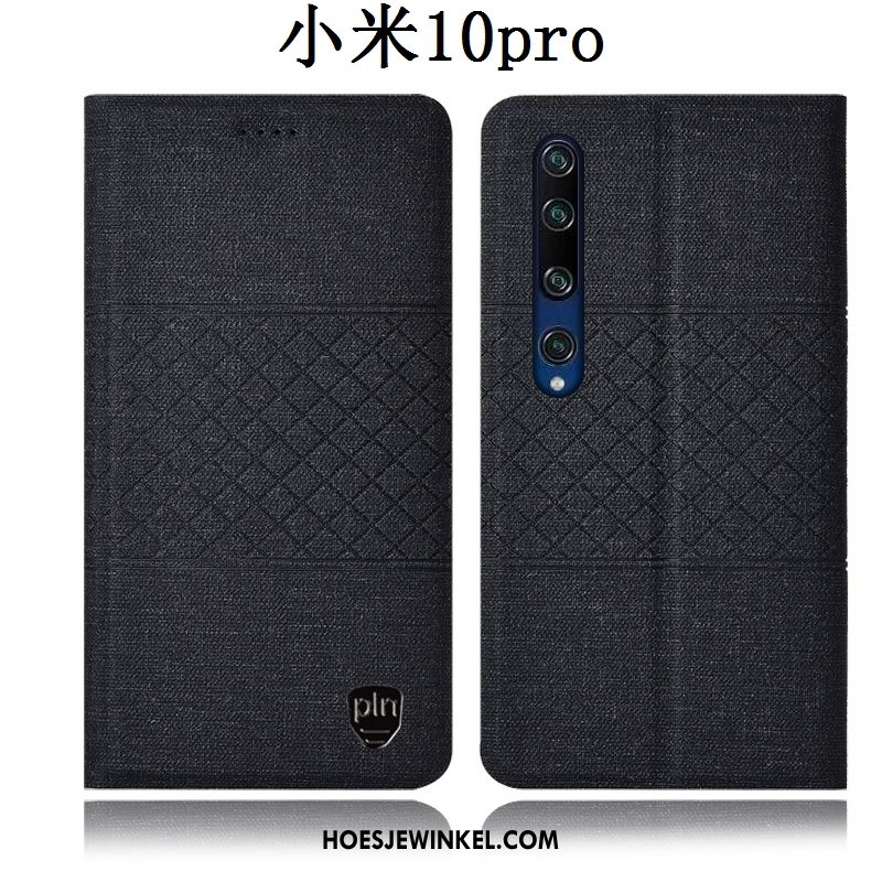 Xiaomi Mi 10 Pro Hoesje All Inclusive Roze Bescherming, Xiaomi Mi 10 Pro Hoesje Hoes Leren Etui Beige