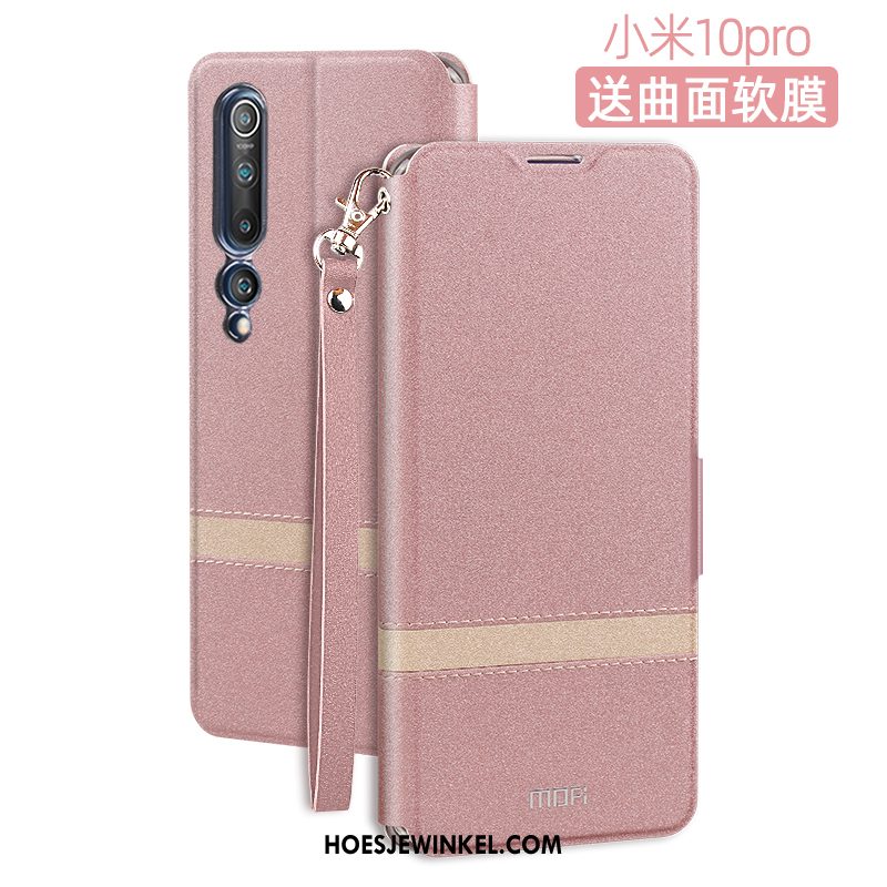 Xiaomi Mi 10 Pro Hoesje Anti-fall Trend Mesh, Xiaomi Mi 10 Pro Hoesje Dun Blauw Beige