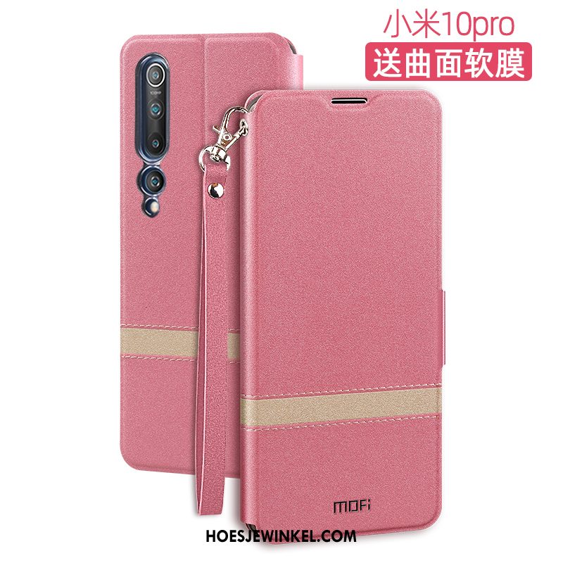 Xiaomi Mi 10 Pro Hoesje Anti-fall Trend Mesh, Xiaomi Mi 10 Pro Hoesje Dun Blauw Beige